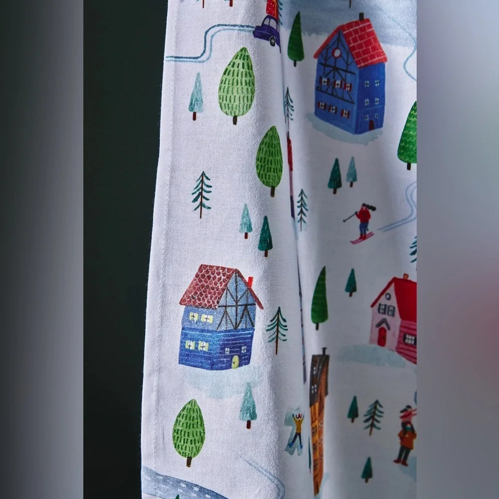 New🌟Holiday Village Dish Towel